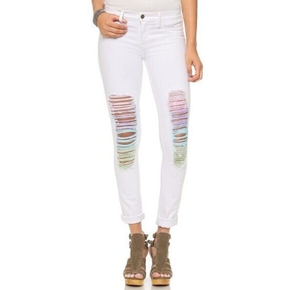 Wildfox Marianne Mid Rise Skinny Jeans in Starbuster SZ 23 NWT $229 - Picture 1 of 10